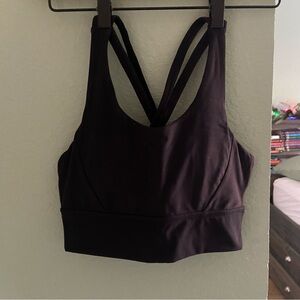 Buffbunny Rosa Sports Bra ~ Onyx Black ~ Size XS